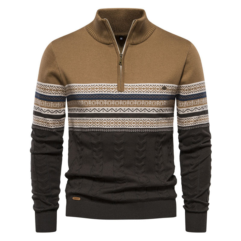 High Quality 1/4 Henley Sweater Sweatshirt