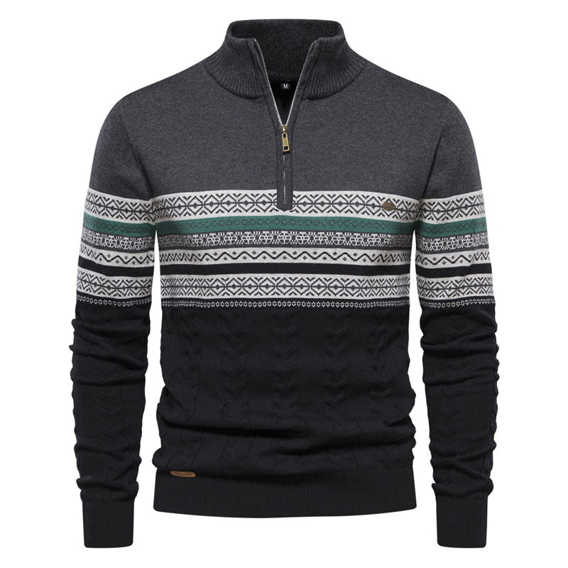 High Quality 1/4 Henley Sweater Sweatshirt