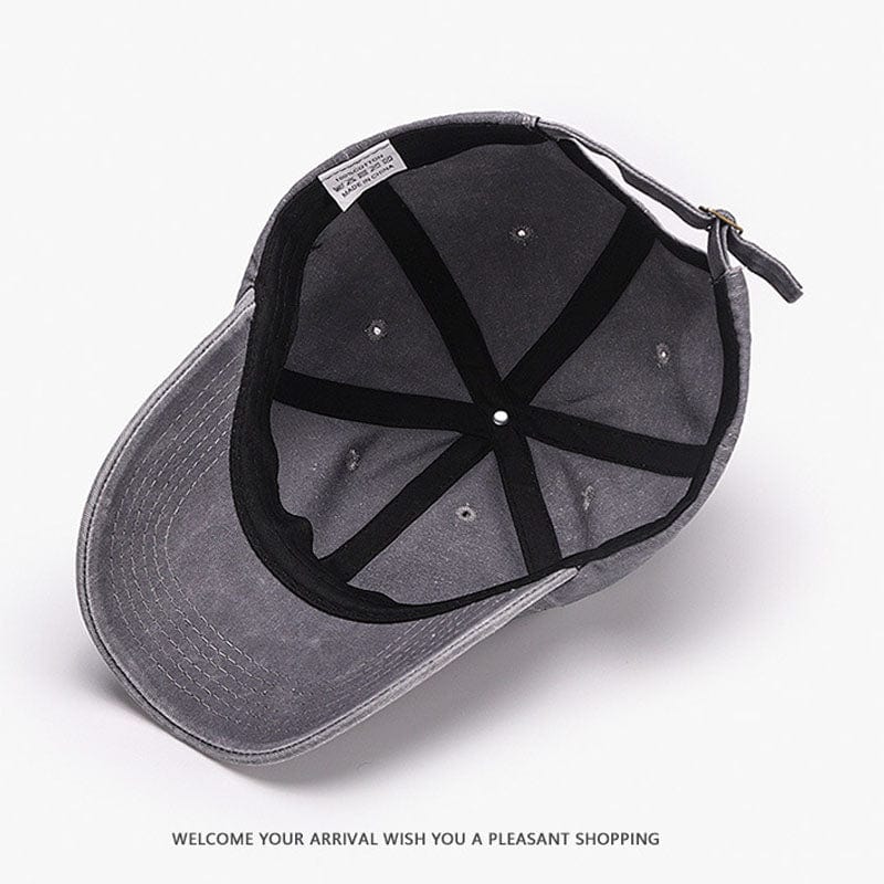 Vintage Outdoor Washed Cotton All-Match Baseball Cap