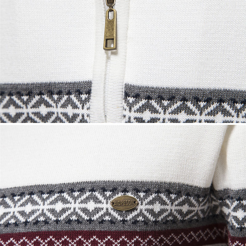 High Quality 1/4 Henley Sweater Sweatshirt