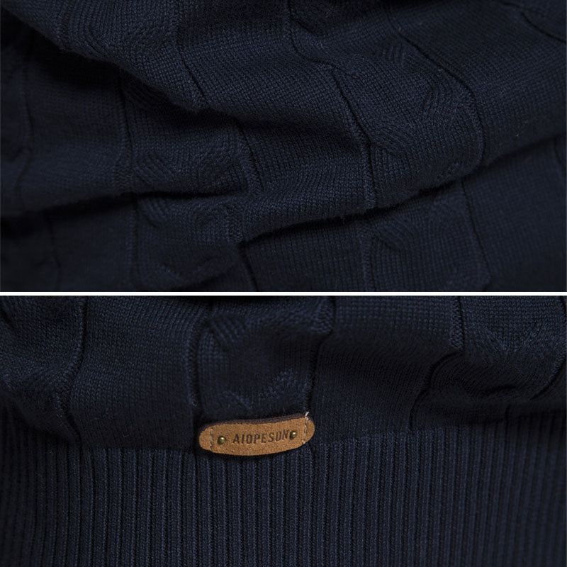 High Quality 1/4 Henley Sweater Sweatshirt
