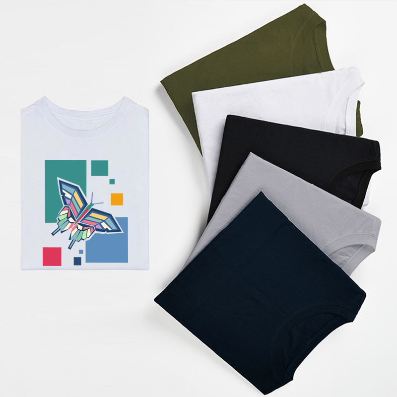 Geometric butterfly T-shirt