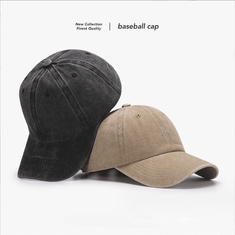 Vintage Outdoor Washed Cotton All-Match Baseball Cap