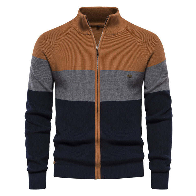 High Quality Casual Zip Cardigan Sweater Jacket