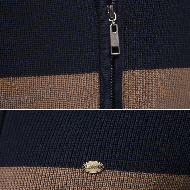 High Quality Casual Zip Cardigan Sweater Jacket