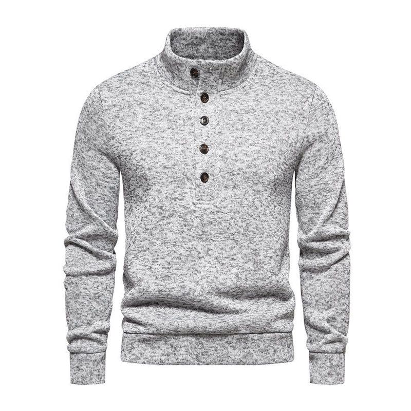 Henley Casual Sweatshirt