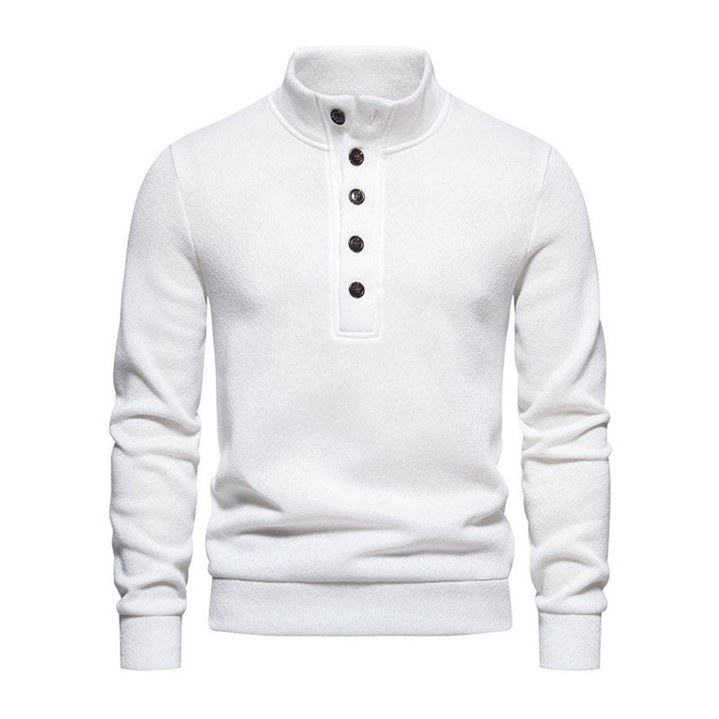 Henley Casual Sweatshirt