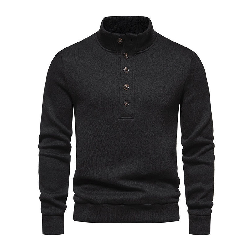 Henley Casual Sweatshirt