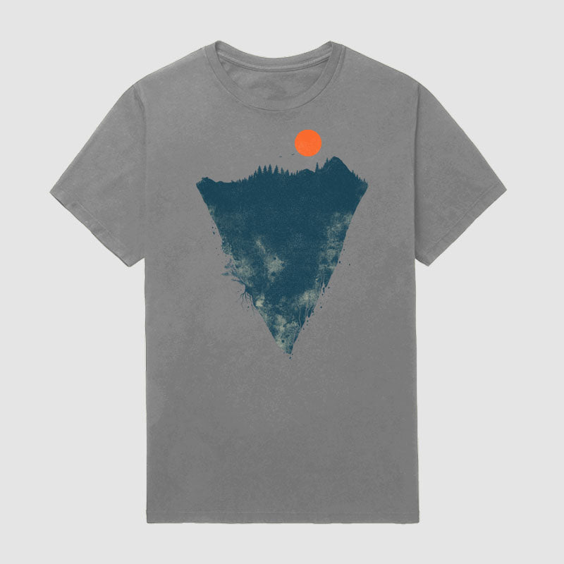 geometric mountain T-shirt