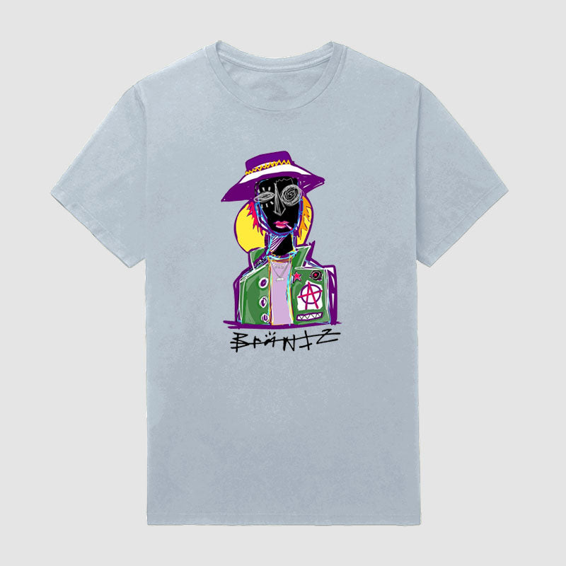 Abstract Creative Artist Basquiat Short Sleeve T-Shirt