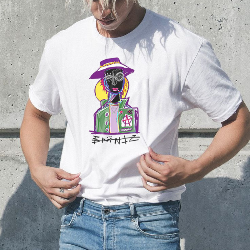 Abstract Creative Artist Basquiat Short Sleeve T-Shirt
