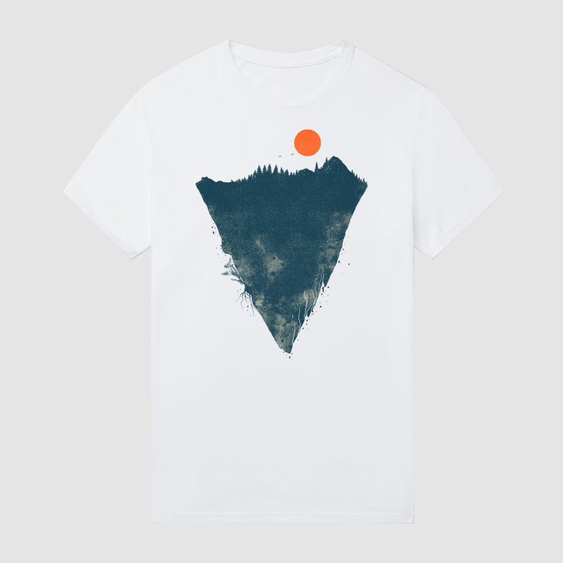 geometric mountain T-shirt