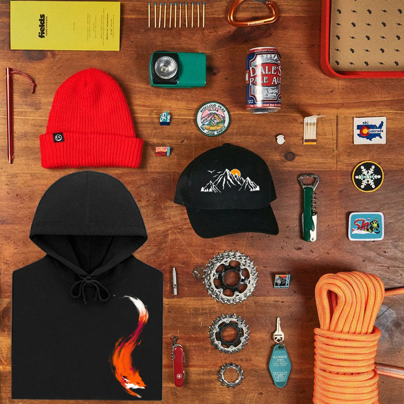 Orange Fox Hoodie
