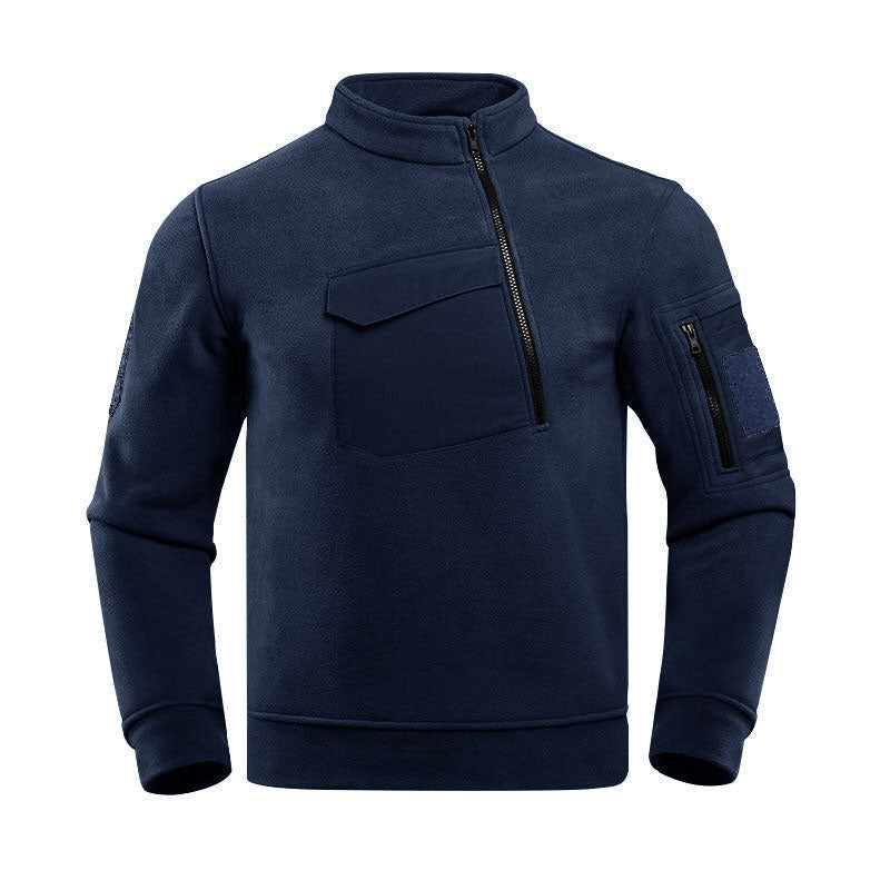 Tactical Fleece Pullover Half-Zip Sweatshirt