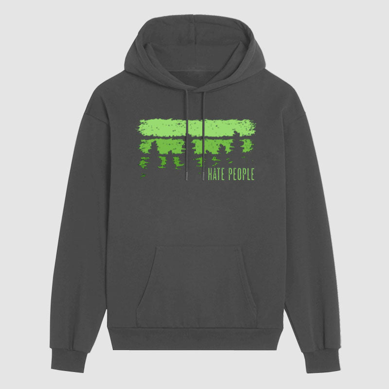 I Hate People Forest Hoodie