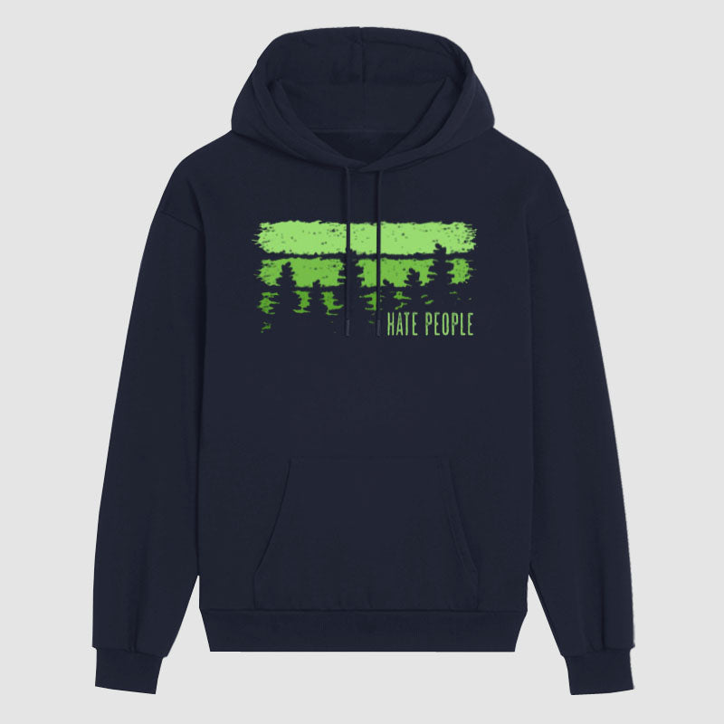I Hate People Forest Hoodie