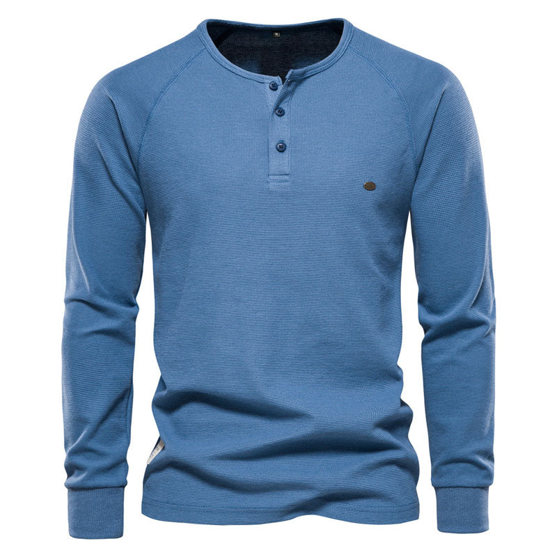 Waffle Henley Top