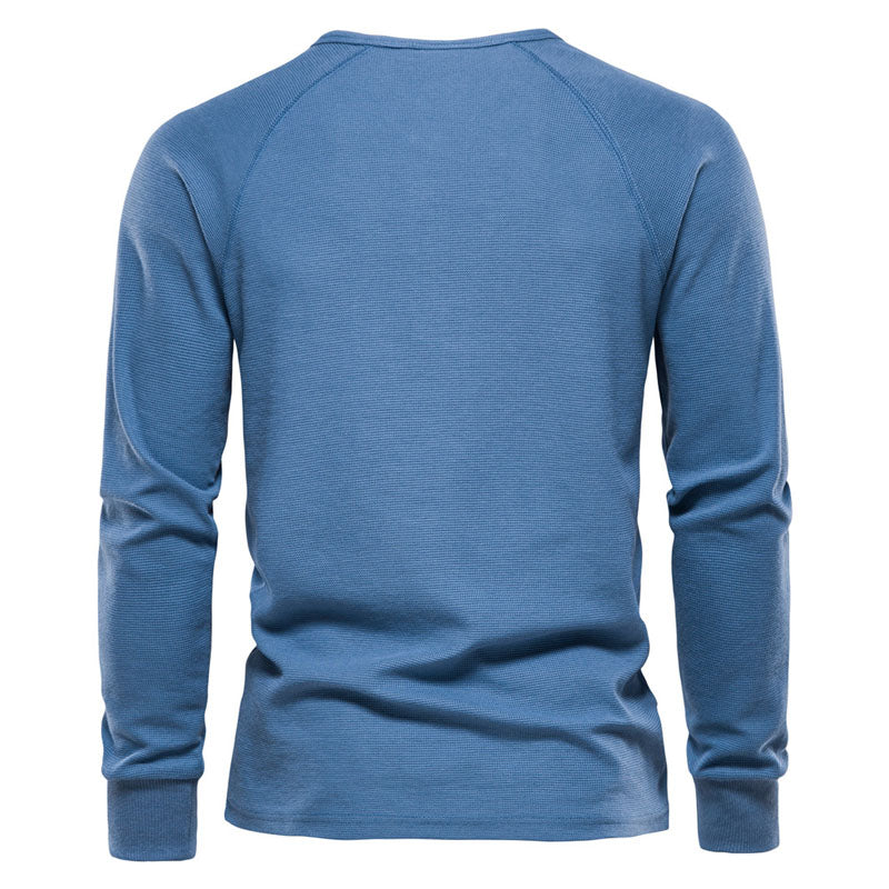 Waffle Henley Top
