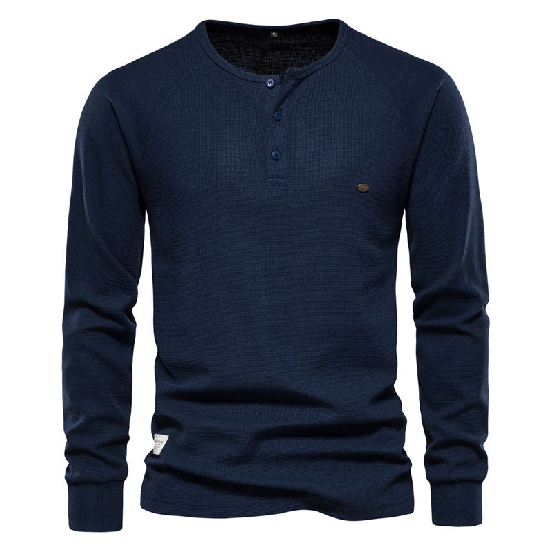 Waffle Henley Top