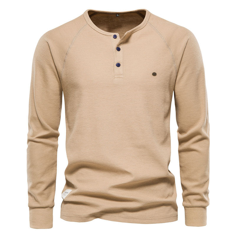 Waffle Henley Top