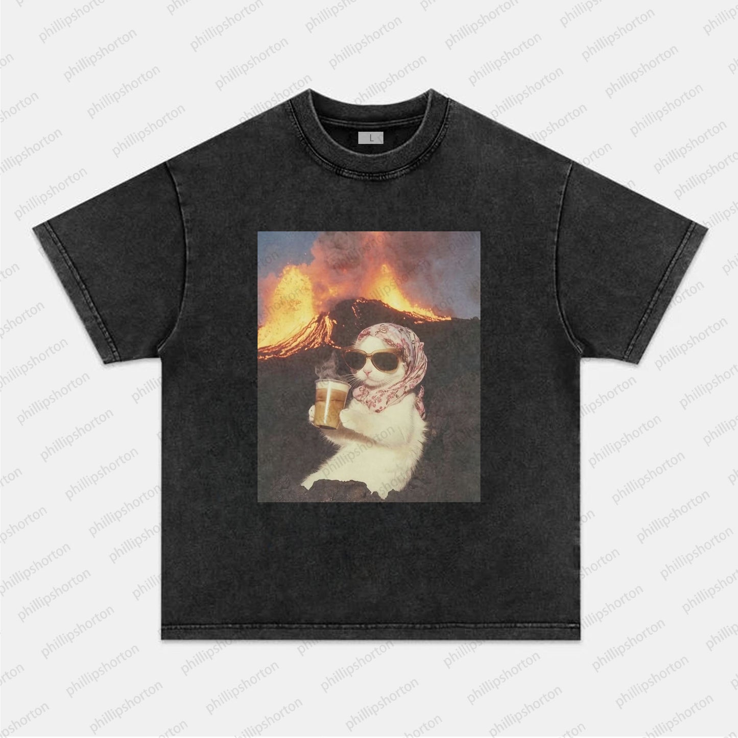 CAT LIGHTS FIRE TEE