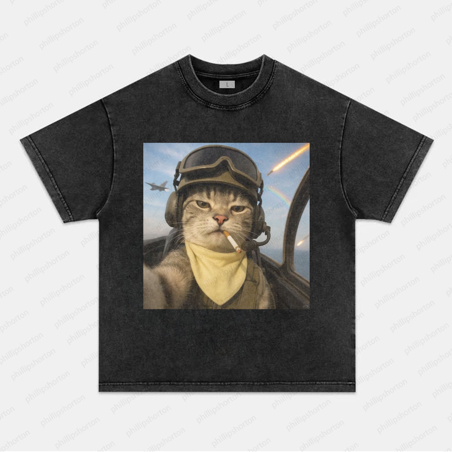CAT PILOT TEE