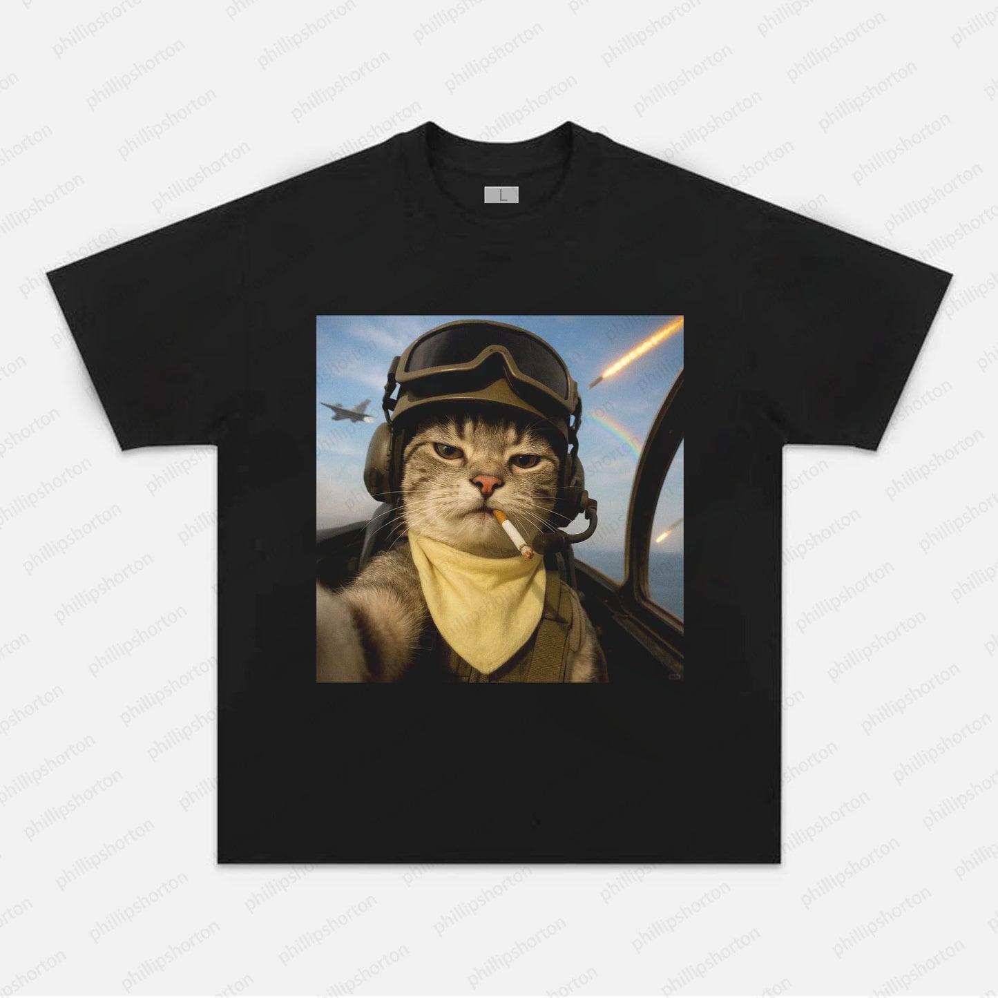 CAT PILOT TEE
