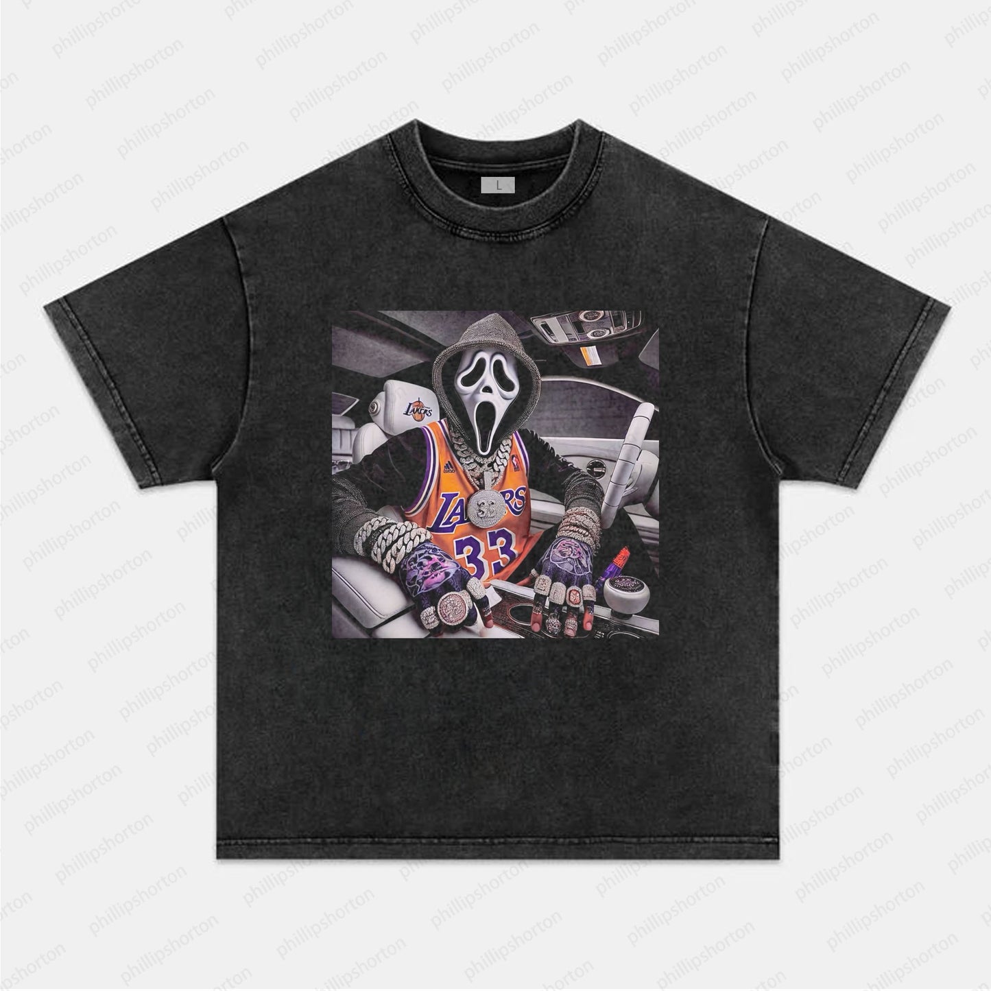GHOSTFACE X HIP HOP LAKERS TEE