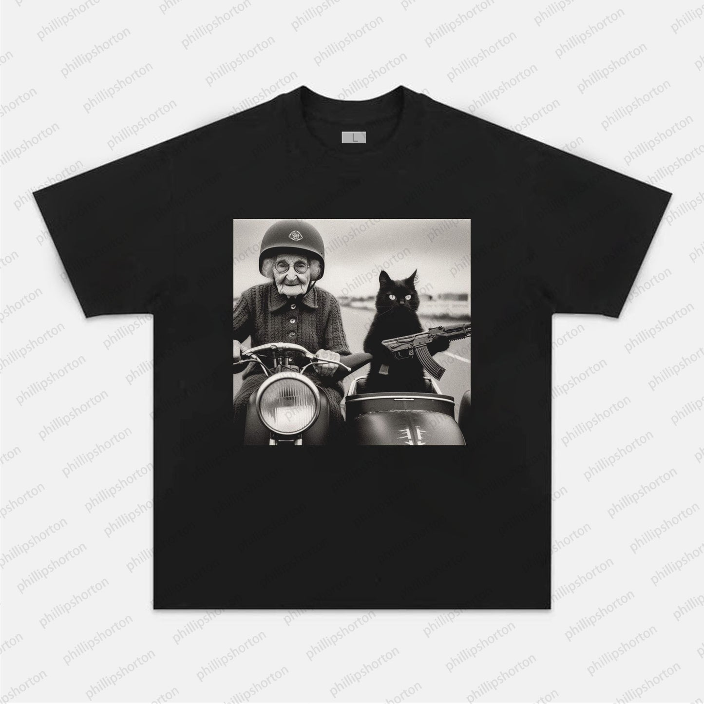 GRANDMA & HER CAT TEE