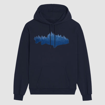 Fish Forest Cotton Hoodie