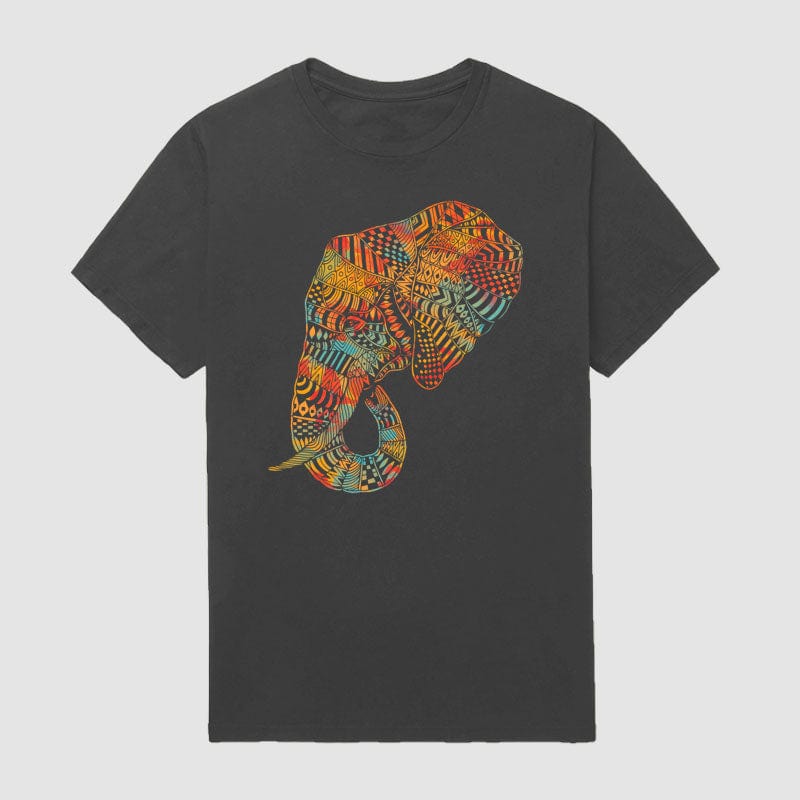 Vintage Ethnic Elephant  T-Shirt