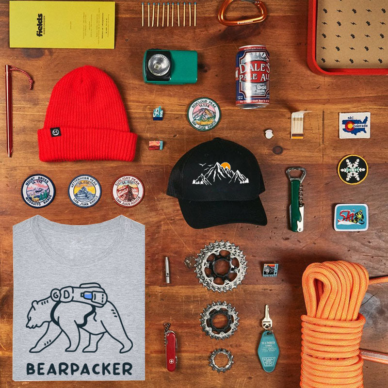 Bear Backpacker  T-Shirt