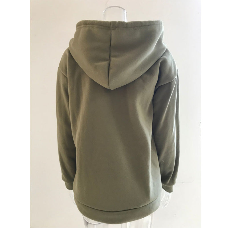 Men's Casual Henley Snap Button Hoodie