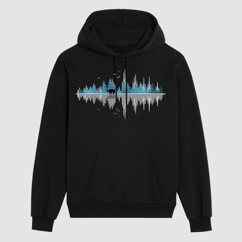 Musical Sonic Mountain Bear Hoodie