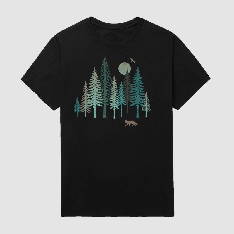 forest fox t-shirt