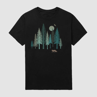 forest fox t-shirt