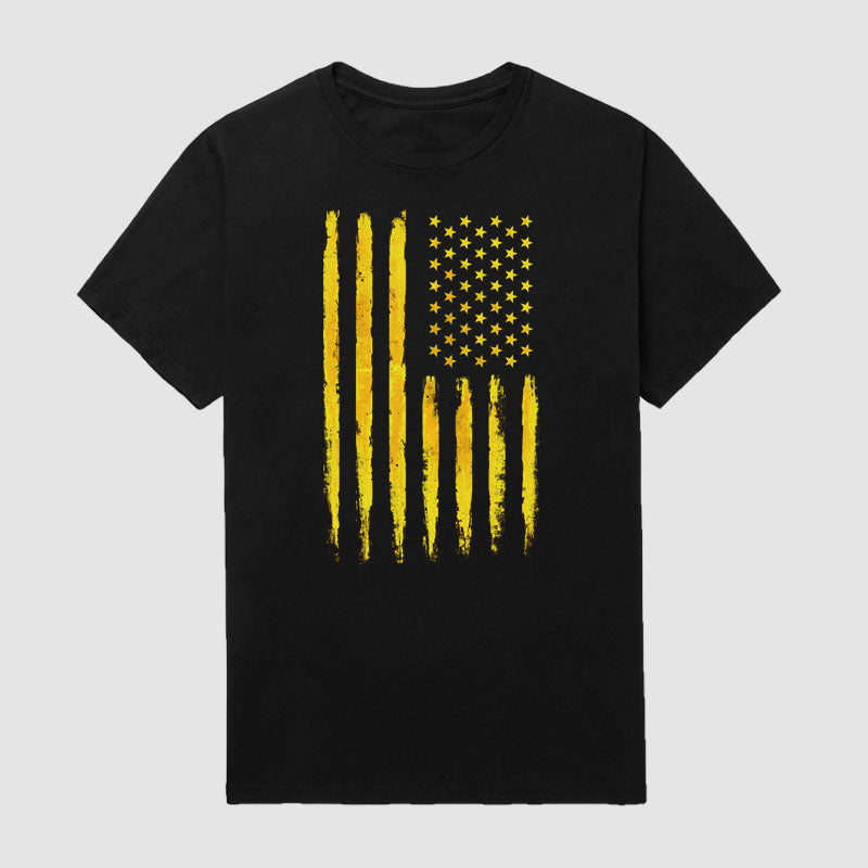 Gold Edition American Flag  T-Shirt