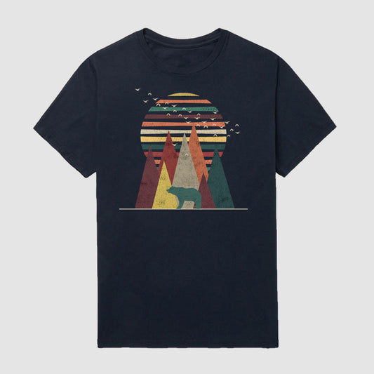 Retro  Bear  Top T-Shirt