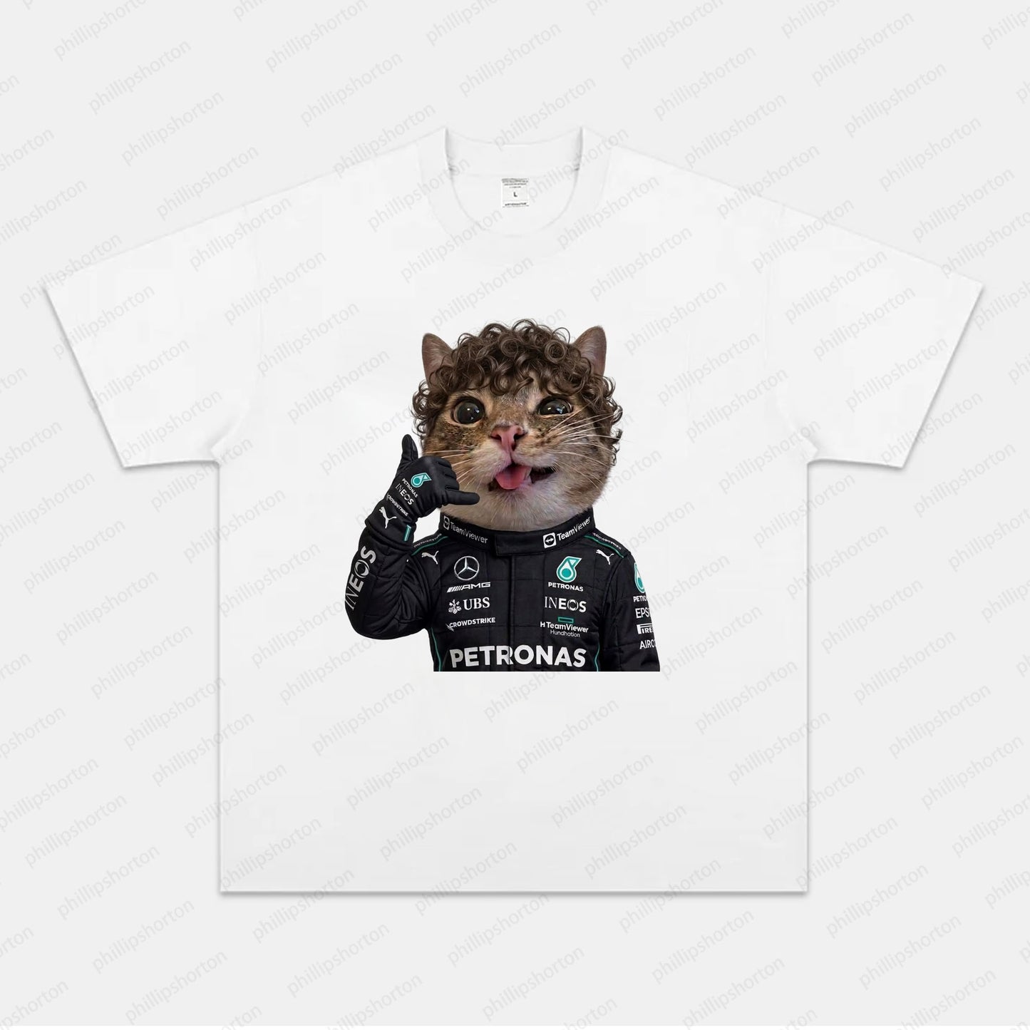 FUNNY F1 Cat TEE 2.0
