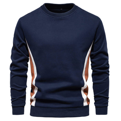 Men's Casual All-Match Round Neck Pullover Sweatshirt