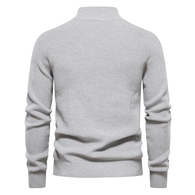 High Quality 1/4 Henley Sweater Sweatshirt