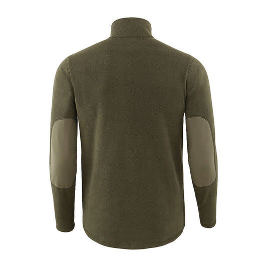 1/4 Zip Henley Collar Sweatshirt