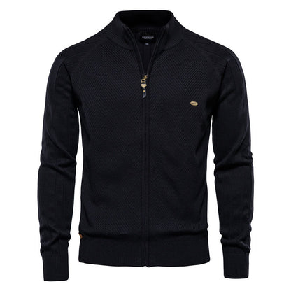 High Quality Casual Zip Cardigan Sweater Jacket