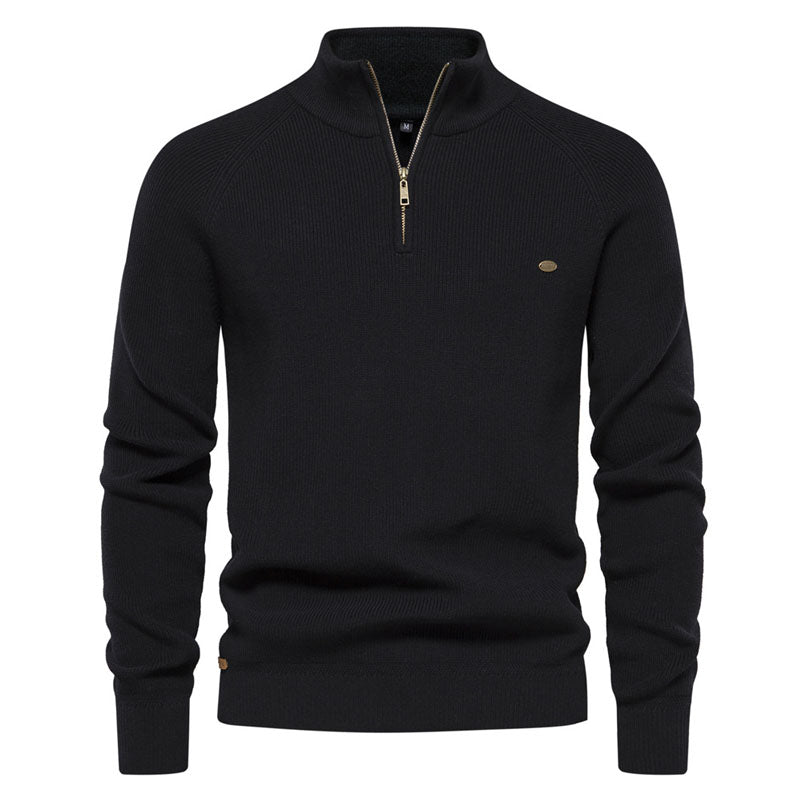 High Quality 1/4 Henley Sweater Sweatshirt