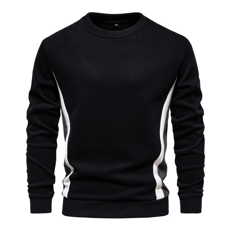 Men's Casual All-Match Round Neck Pullover Sweatshirt