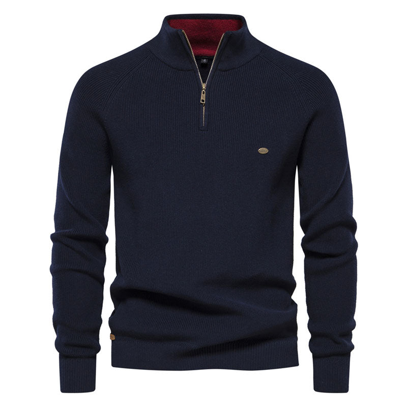 High Quality 1/4 Henley Sweater Sweatshirt