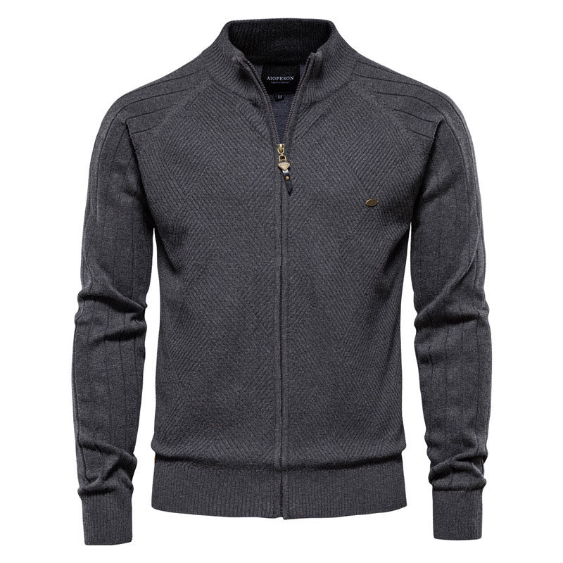 High Quality Casual Zip Cardigan Sweater Jacket