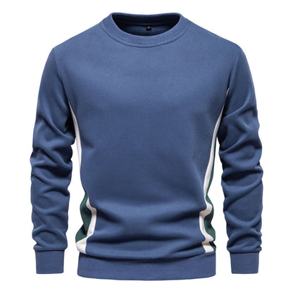 Men's Casual All-Match Round Neck Pullover Sweatshirt