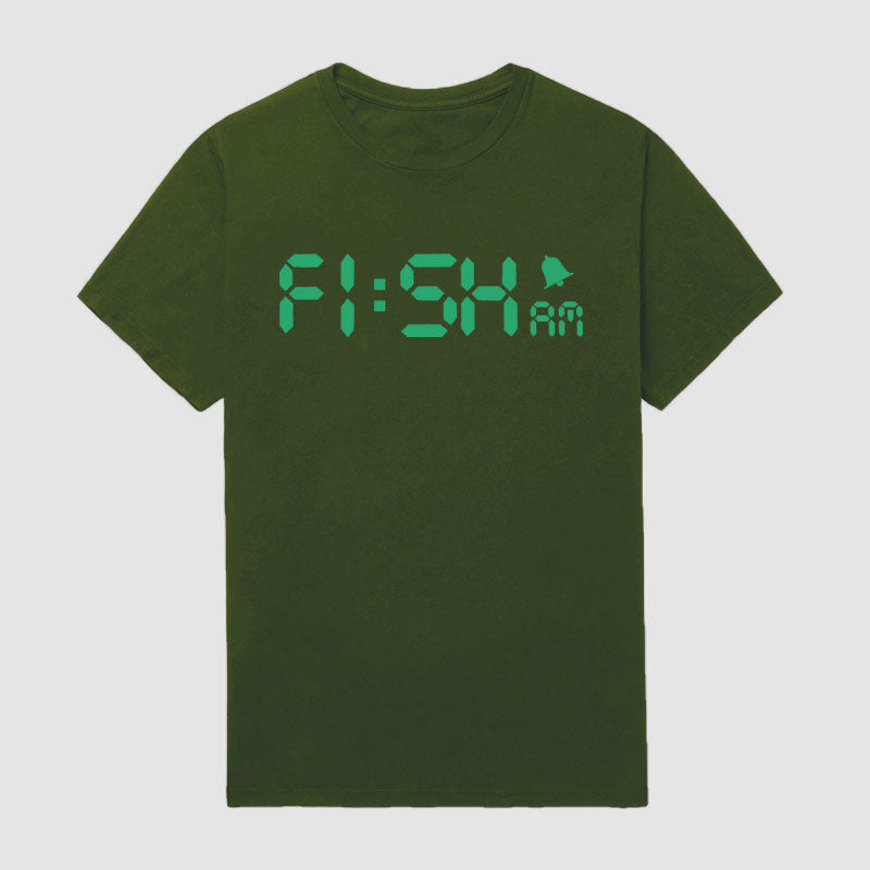 Men Outdoor Discovery Fishing Time Short Sleeve T-Shirt