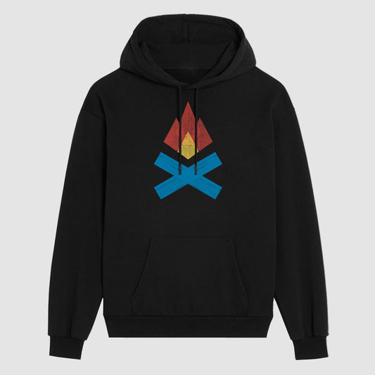 Camping Black Hoodie